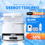 Robot Hút Bụi Lau Nhà Ecovacs Deebot T30e Pro Omni – Bản Quốc Tế – Bảo Hành Chính Hãng 12 Tháng