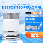 Robot hút bụi lau nhà Ecovacs Deebot T50 Pro Omni 2025