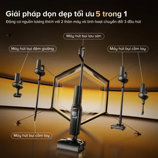 Máy hút bụi lau sàn Roborock F25 ACE Combo – Hàng Chính Hãng – Bảo hành  24 Tháng