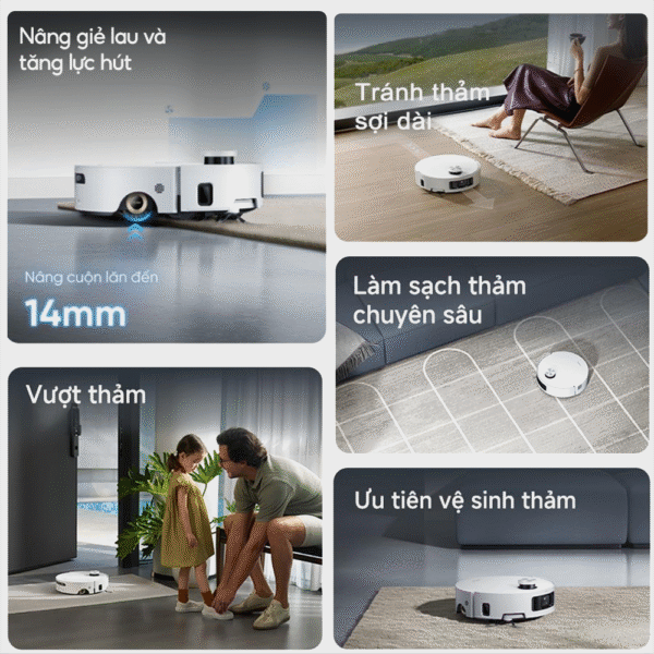 Robot hút bụi lau nhà Dreame Aqua 10 Roller – Bản Quốc Tế – Bảo Hành 24 Tháng