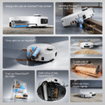 Robot hút bụi lau nhà Dreame Aqua 10 Roller – Bản Quốc Tế – Bảo Hành 24 Tháng