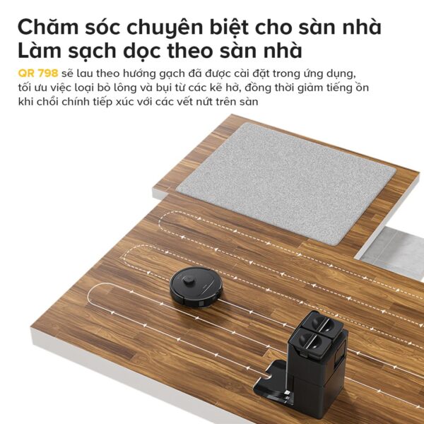 Robot hút bụi Roborock QR798 – Bảo hành chính hãng 24 Tháng