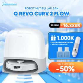 Robot hút bụi Roborock Qrevo Curv 2 Flow – Bảo hành chính hãng 24 Tháng