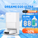 Robot hút bụi lau nhà Dreame D20 Ultra – Bản Quốc Tế – Bảo Hành 24 Tháng