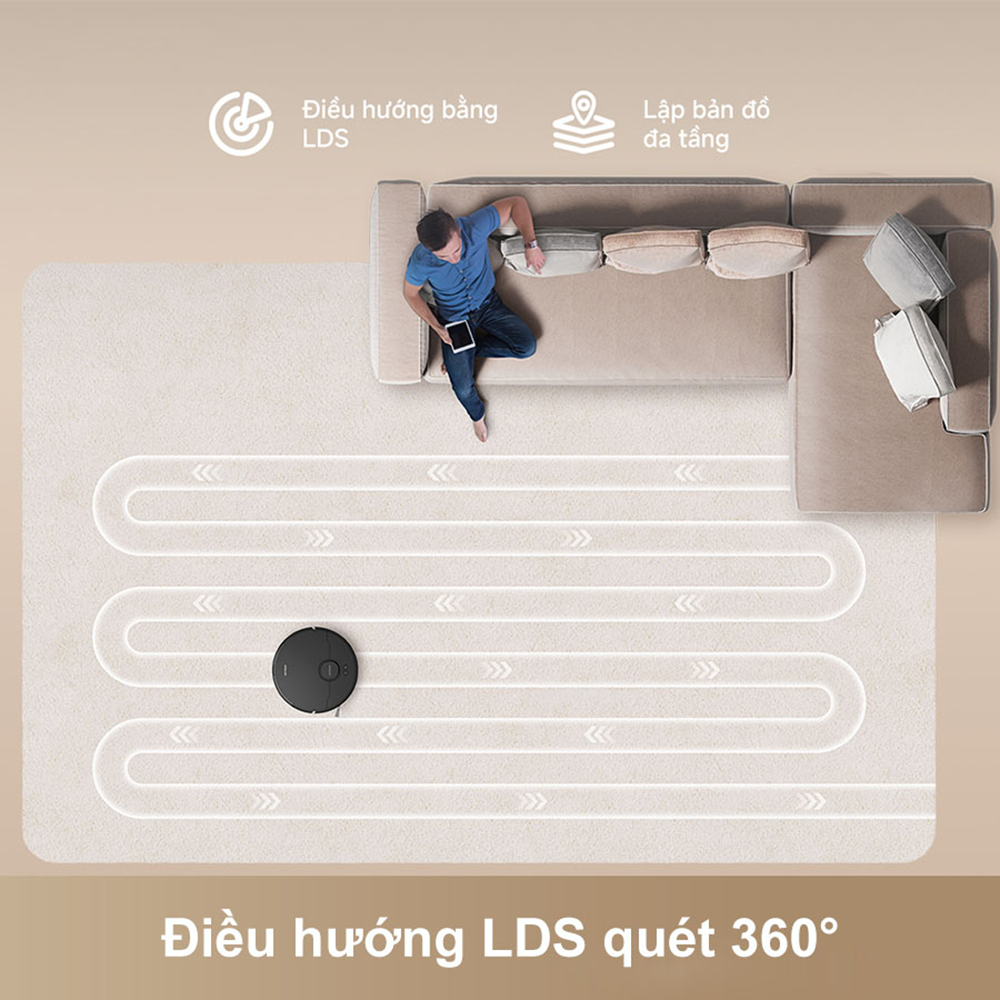 Robot hút bụi lau nhà Dreame D20 – Bản Quốc Tế – Bảo Hành 24 Tháng 36 D20 6 1