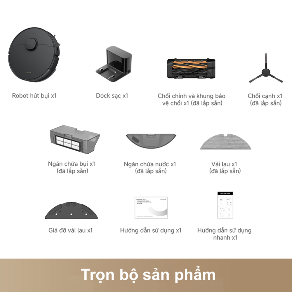 Robot hút bụi lau nhà Dreame D20 – Bản Quốc Tế – Bảo Hành 24 Tháng 39 D20 9 1