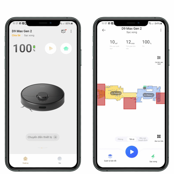 Robot hút bụi Dreame D9 Max Gen 2 – Bản Quốc Tế – Bảo Hành 24 Tháng