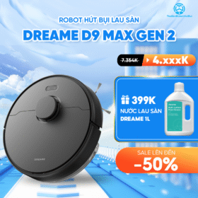 Robot hút bụi Dreame D9 Max Gen 2 – Bản Quốc Tế – Bảo Hành 24 Tháng