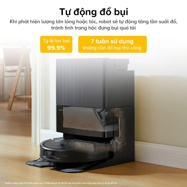 Robot hút bụi Roborock QR798 – Bảo hành chính hãng 24 Tháng