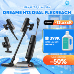 Máy hút bụi lau nhà Dreame H13 Dual FlexReach – Bản Quốc Tế – Bảo Hành 24 Tháng