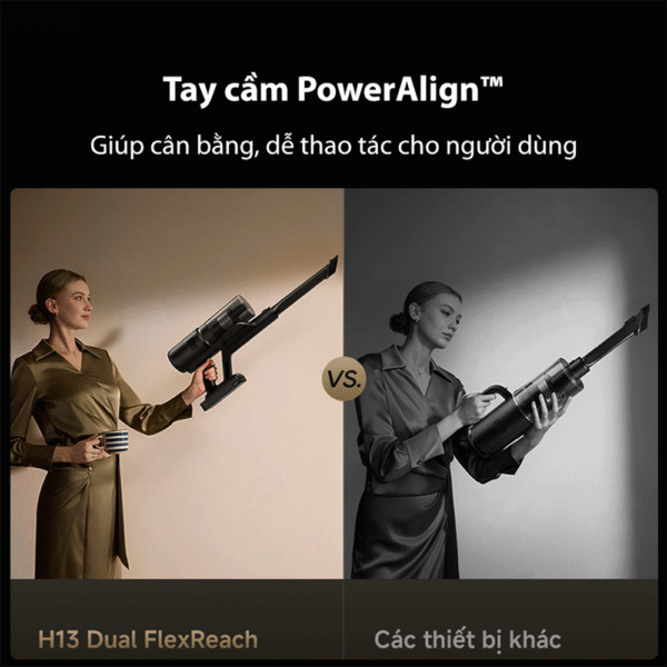 Máy hút bụi lau nhà Dreame H13 Dual FlexReach – Bản Quốc Tế – Bảo Hành 24 Tháng