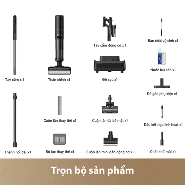 Máy hút bụi lau nhà Dreame H13 Dual FlexReach – Bản Quốc Tế – Bảo Hành 24 Tháng