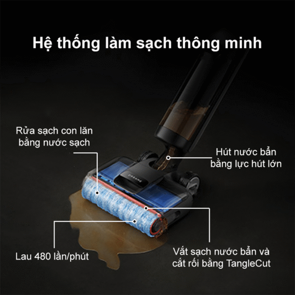 Máy hút bụi lau nhà Dreame H13 FlexReach – Bản Quốc Tế – Bảo Hành 24 Tháng
