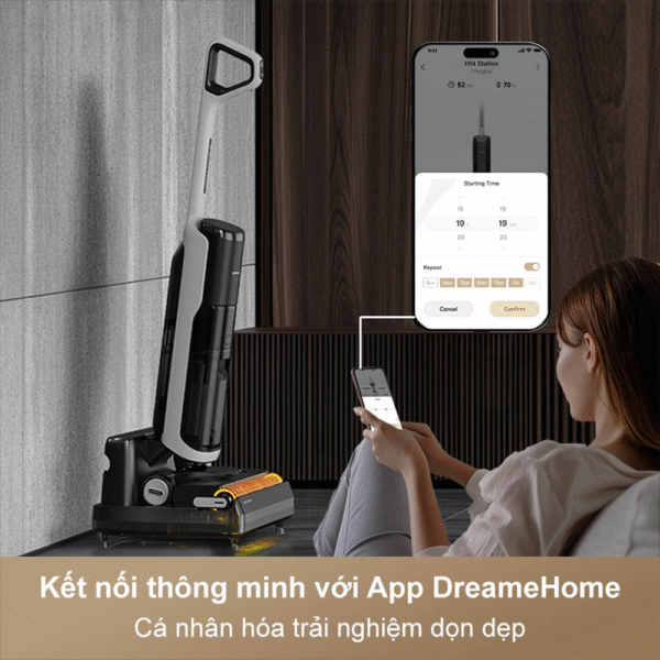 Máy hút bụi lau nhà Dreame H14 Station – Bản Quốc Tế – Bảo Hành 24 Tháng