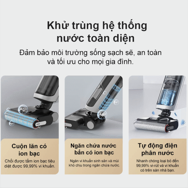 Máy hút bụi lau nhà Dreame H14 – Bản Quốc Tế – Bảo Hành 24 Tháng