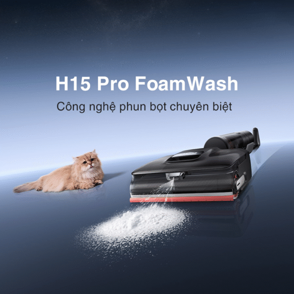 Máy hút bụi lau nhà Dreame H15 Pro FoamWash – Bản Quốc Tế – Bảo Hành 24 Tháng