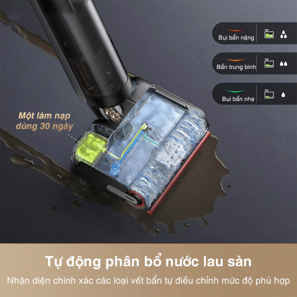 Máy hút bụi lau nhà Dreame H15 Pro FoamWash – Bản Quốc Tế – Bảo Hành 24 Tháng