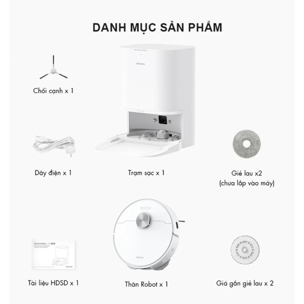 Robot hút bụi lau nhà Dreame L10 Prime – Bản Quốc Tế – Bảo Hành 24 Tháng