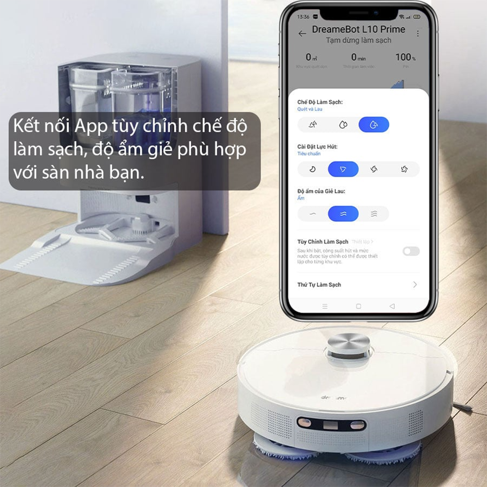 Robot hút bụi lau nhà Dreame L10 Prime – Bản Quốc Tế – Bảo Hành 24 Tháng 30 L10 Prime 8 1