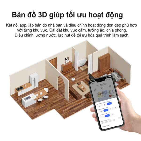 Robot hút bụi lau nhà Dreame L10 Ultra – Bản Quốc Tế – Bảo Hành 24 Tháng