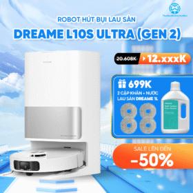 Robot hút bụi lau nhà Dreame L10s Ultra Gen 2 – Bản Quốc Tế – Bảo Hành 24 Tháng