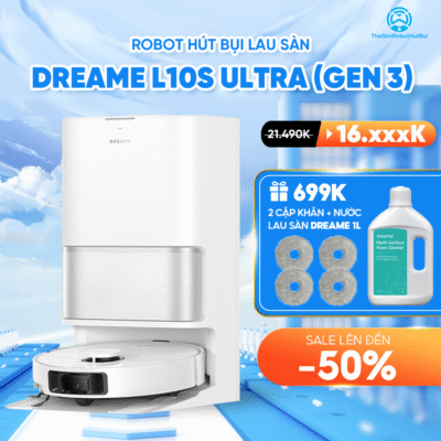 Robot hút bụi lau nhà Dreame L10s Ultra (Gen 3) – Bản Quốc Tế – Bảo Hành 24 Tháng