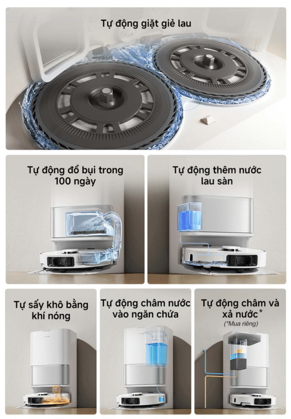 Robot hút bụi lau nhà Dreame L10s Ultra (Gen 3) – Bản Quốc Tế – Bảo Hành 24 Tháng