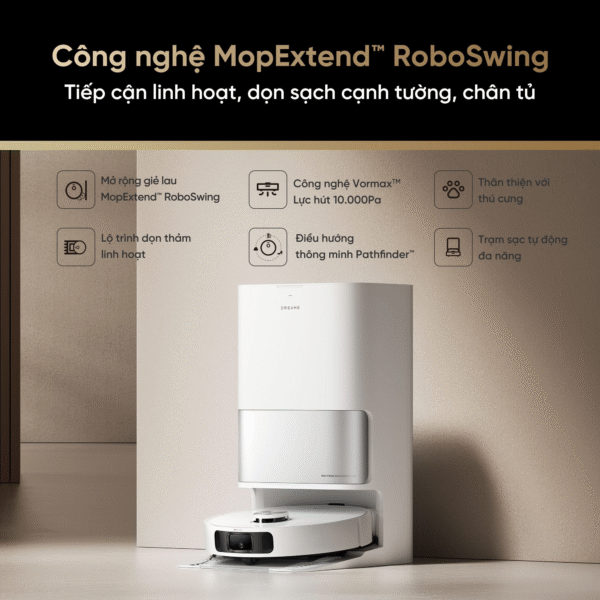 Robot hút bụi lau nhà Dreame L10s Ultra Gen 2 – Bản Quốc Tế – Bảo Hành 24 Tháng
