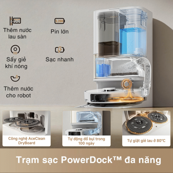 Robot hút bụi lau nhà Dreame L50 Ultra CE – Bản Quốc Tế – Bảo Hành 24 Tháng