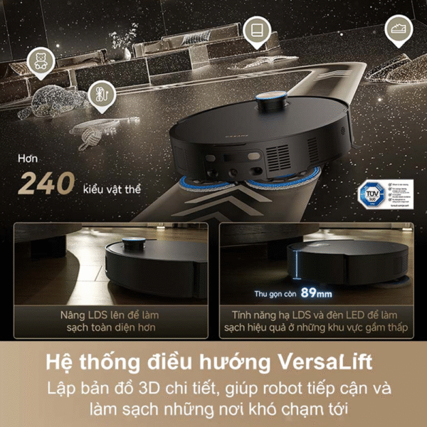 Robot hút bụi lau nhà Dreame Matrix10 Ultra – Bản Quốc Tế – Bảo Hành 24 Tháng