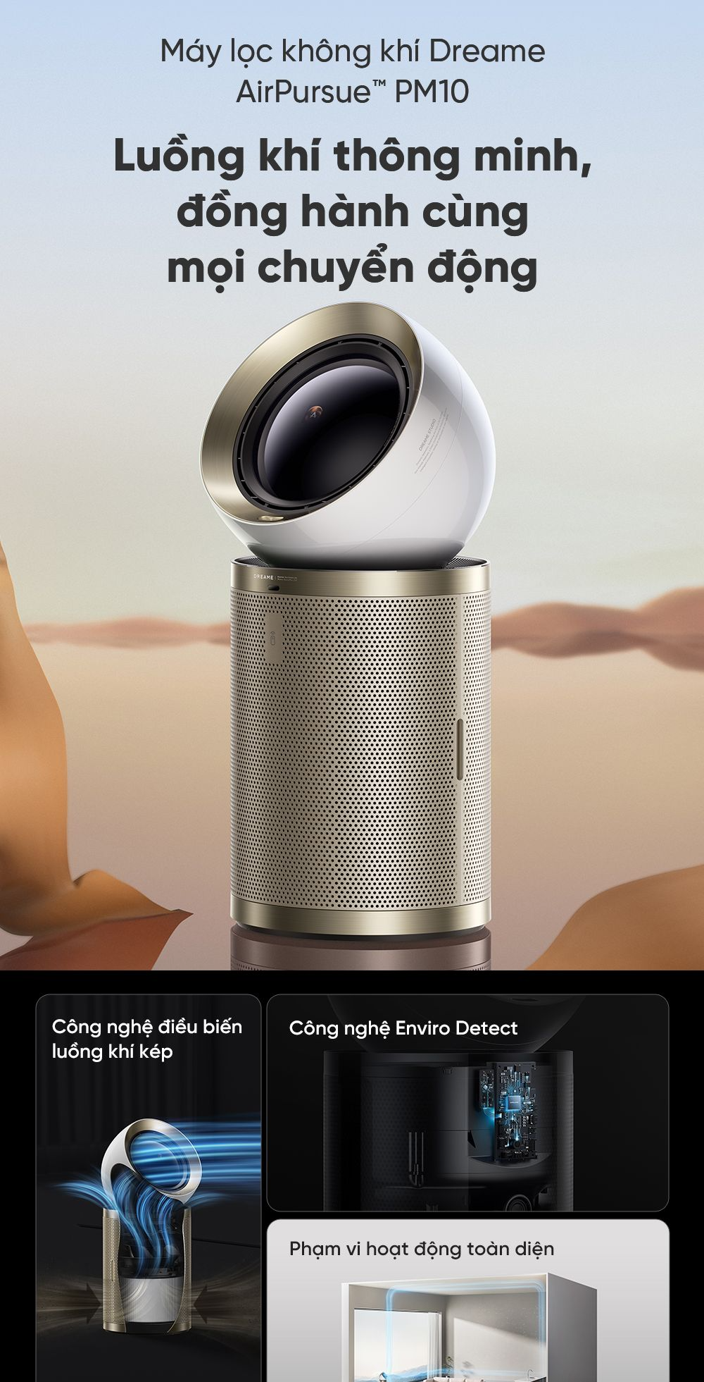 Máy Lọc Không Khí Dreame AirPursue™ PM10 – Hàng Quốc Tế – BH 24 Tháng 56 PM10 1