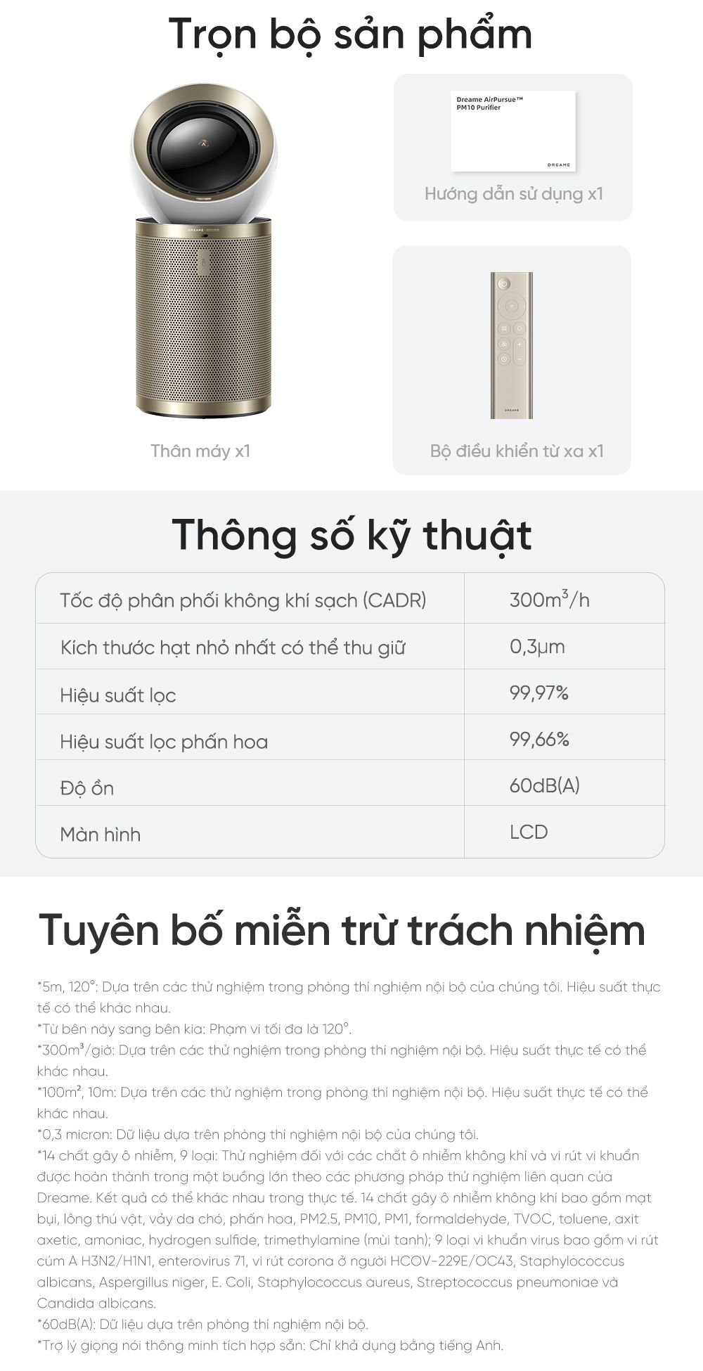 Máy Lọc Không Khí Dreame AirPursue™ PM10 – Hàng Quốc Tế – BH 24 Tháng 68 PM10 13