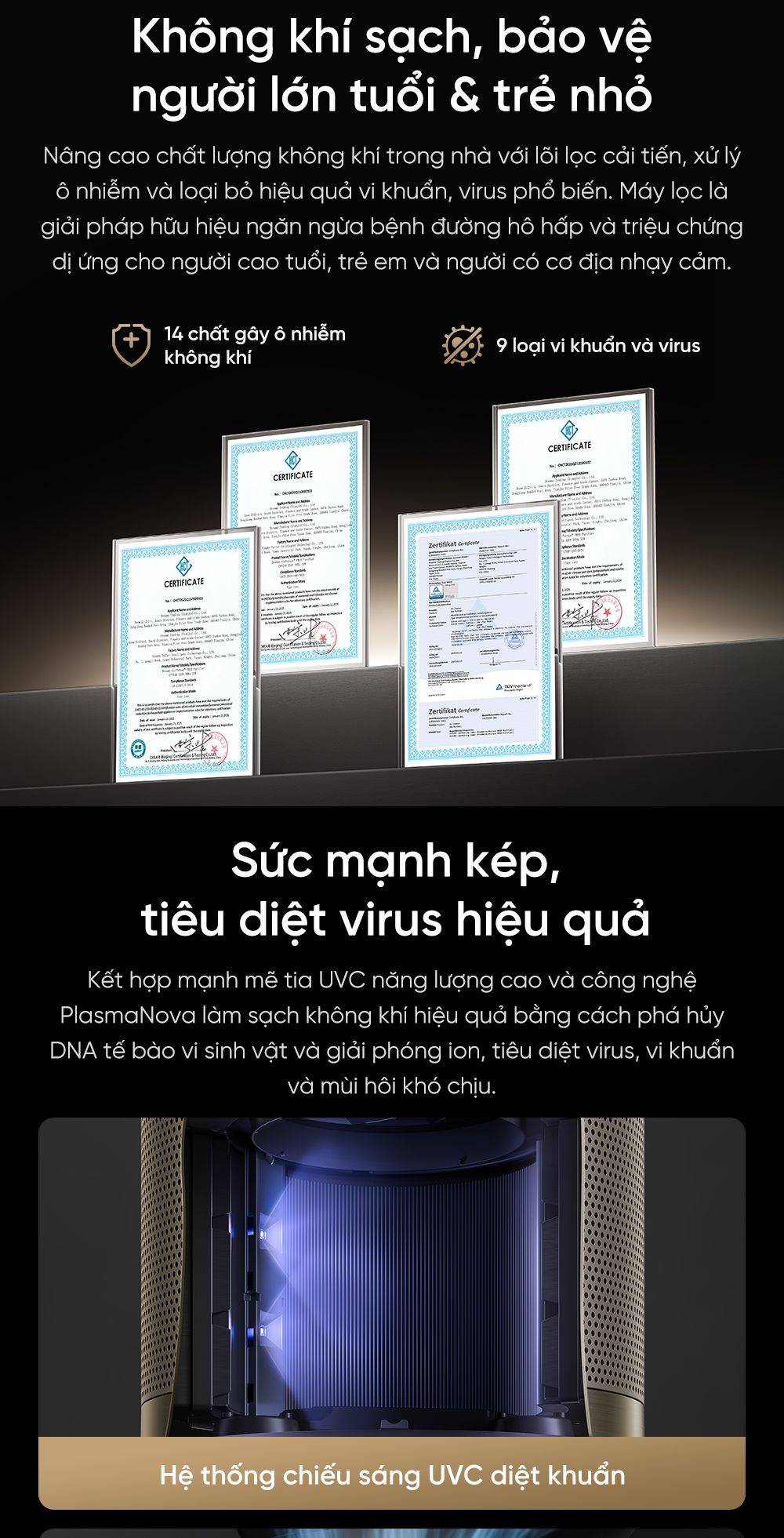 Máy Lọc Không Khí Dreame AirPursue™ PM10 – Hàng Quốc Tế – BH 24 Tháng 63 PM10 8