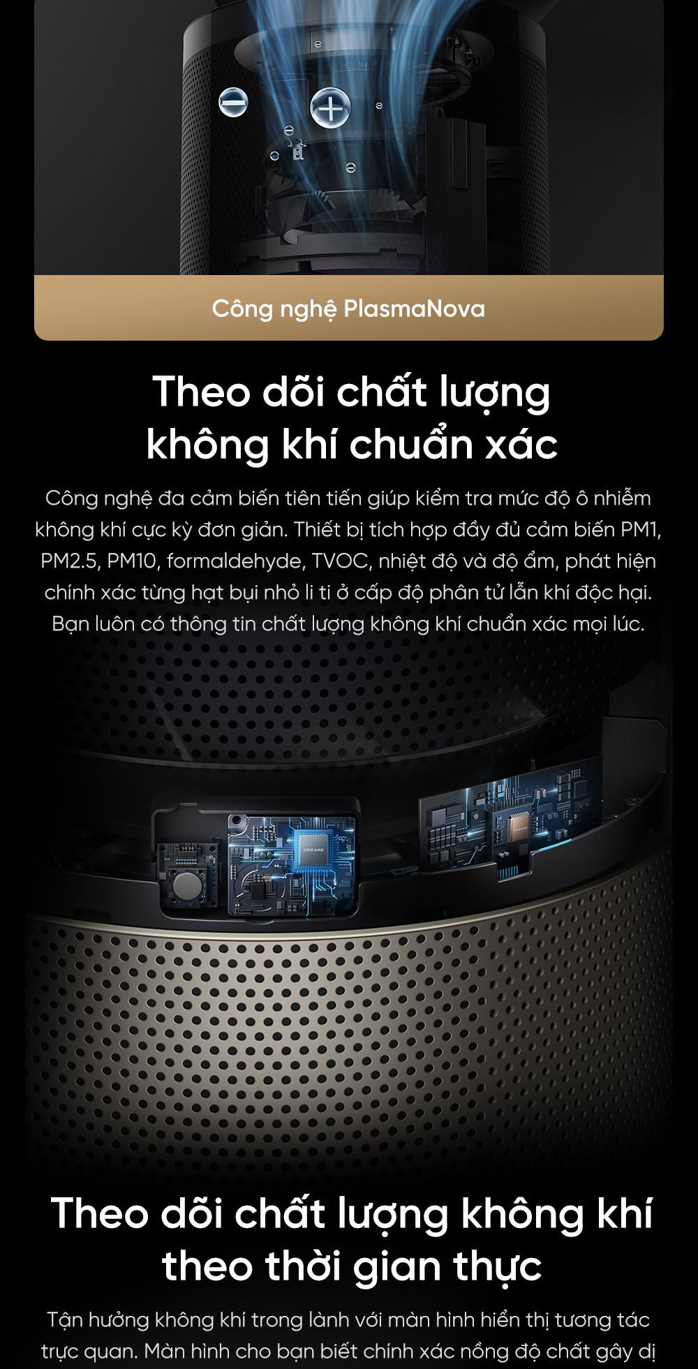 Máy Lọc Không Khí Dreame AirPursue™ PM10 – Hàng Quốc Tế – BH 24 Tháng 64 PM10 9