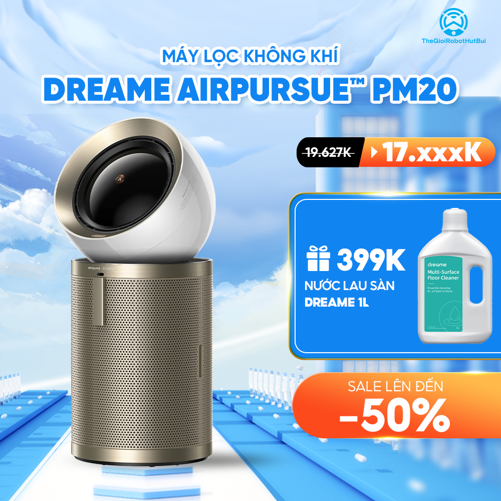 Máy Lọc Không Khí Dreame AirPursue™ PM20 – Hàng Quốc Tế – BH 24 Tháng
