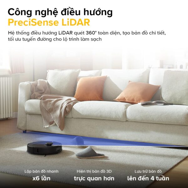 Robot hút bụi Roborock QR798 – Bảo hành chính hãng 24 Tháng