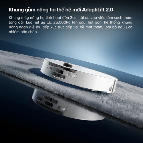 Robot hút bụi Roborock Qrevo Curv 2 Pro – Bảo hành chính hãng 24 Tháng