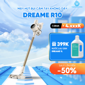 Máy Hút Bụi Cầm Tay Không Dây Dreame R10 – Hàng Quốc Tế – BH 12 Tháng