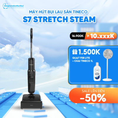 Máy hút bụi lau nhà Tineco S7 Stretch Steam – Bảo hành chính hãng 24 tháng