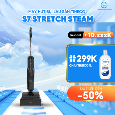 Máy hút bụi lau nhà Tineco S7 Stretch Steam – Bảo hành chính hãng 24 tháng