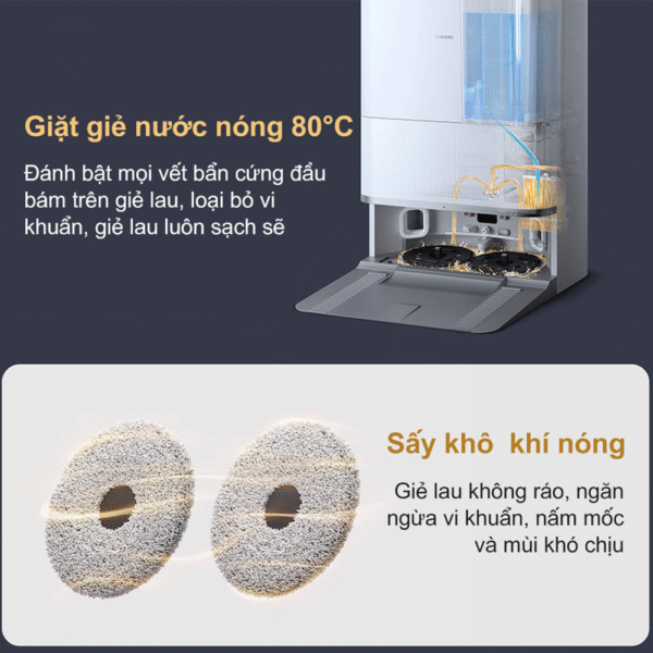 Robot hút bụi lau nhà Xiaomi Vacuum 5 Pro – Bản Quốc Tế – Bảo Hành 12 Tháng