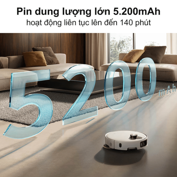Robot hút bụi lau nhà Xiaomi Vacuum 5 Pro – Bản Quốc Tế – Bảo Hành 12 Tháng