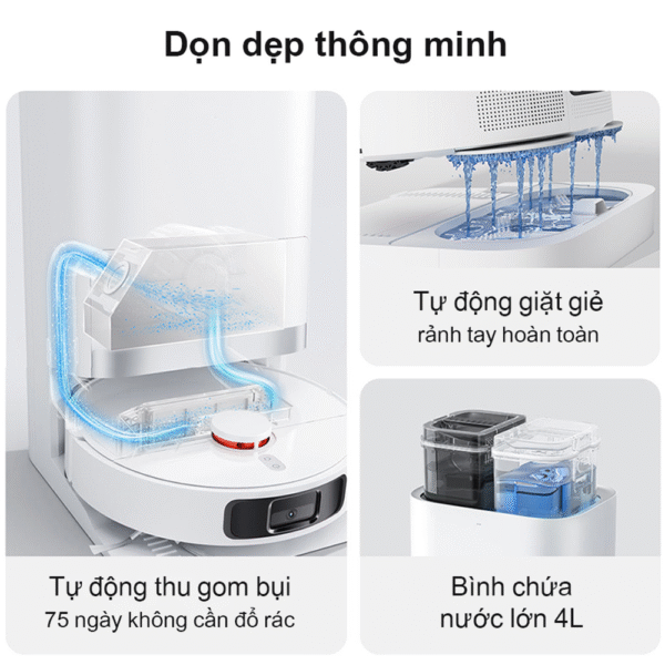 Robot hút bụi lau nhà Xiaomi Vacuum X20+ (X20 Plus) – Bản Quốc Tế – Bảo Hành 12 Tháng