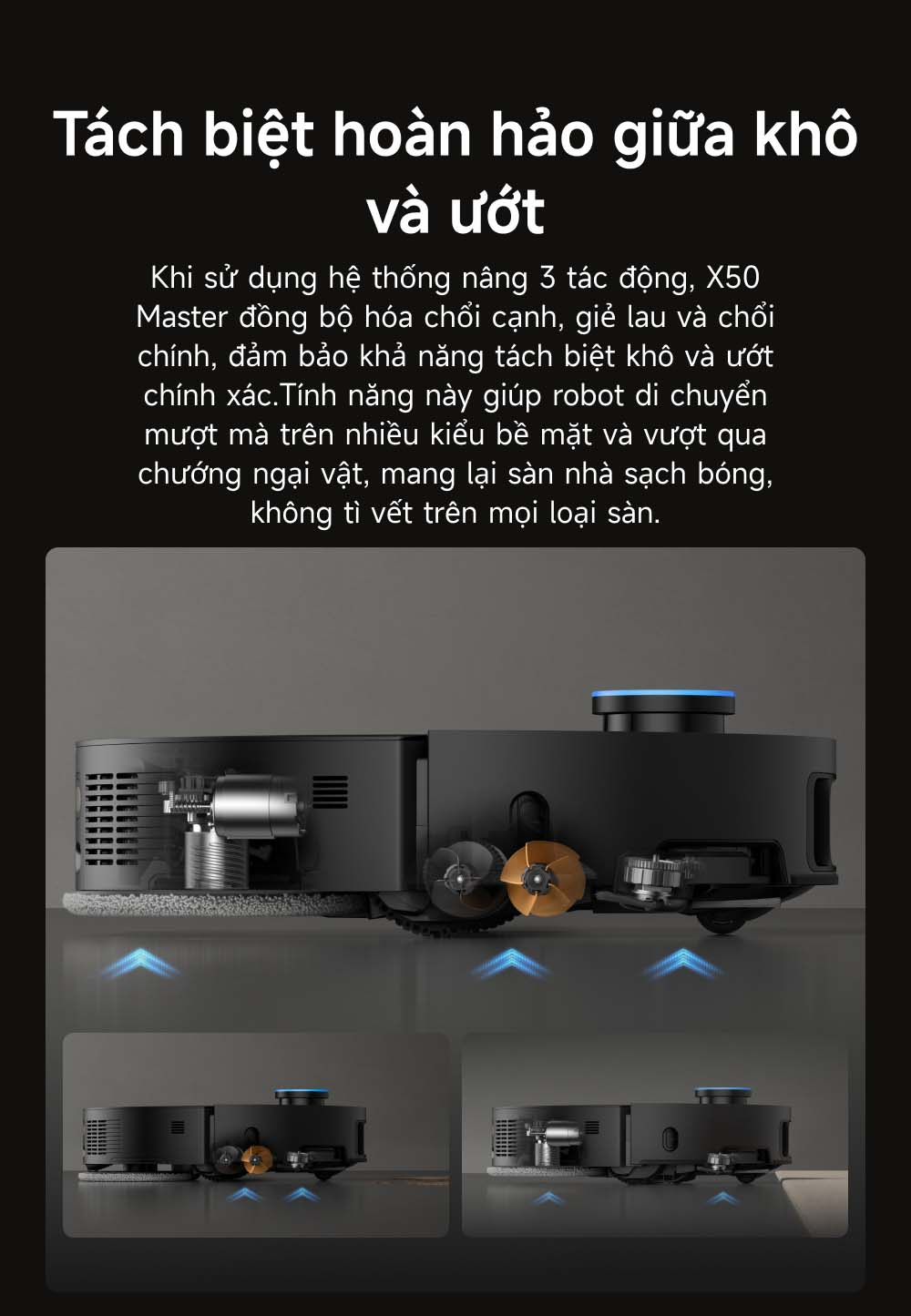 Robot hút bụi lau nhà Dreame X50 Master – Bản Quốc Tế – Bảo Hành 24 Tháng 38 X50 Master 11