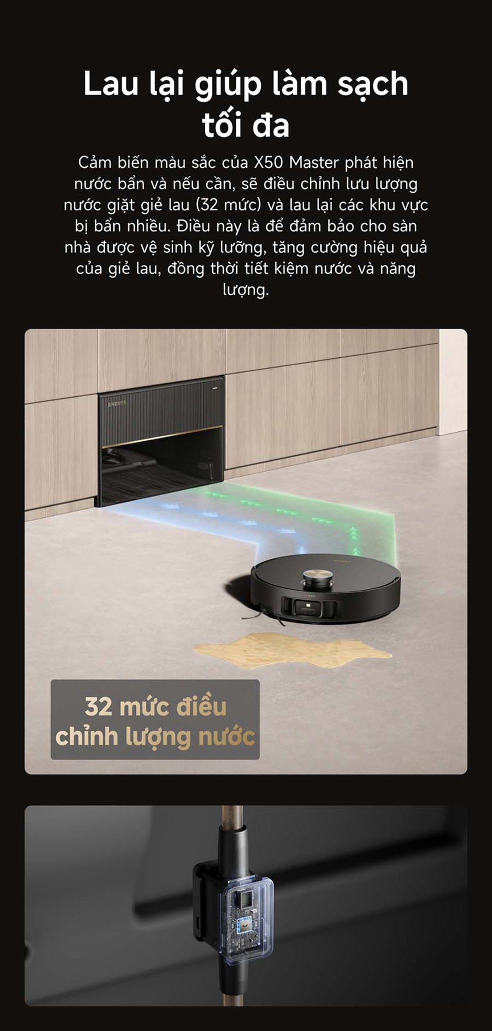 Robot hút bụi lau nhà Dreame X50 Master – Bản Quốc Tế – Bảo Hành 24 Tháng 39 X50 Master 12 1