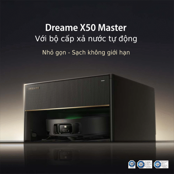 Robot hút bụi lau nhà Dreame X50 Master – Bản Quốc Tế – Bảo Hành 24 Tháng