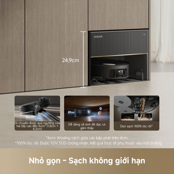 Robot hút bụi lau nhà Dreame X50 Master – Bản Quốc Tế – Bảo Hành 24 Tháng