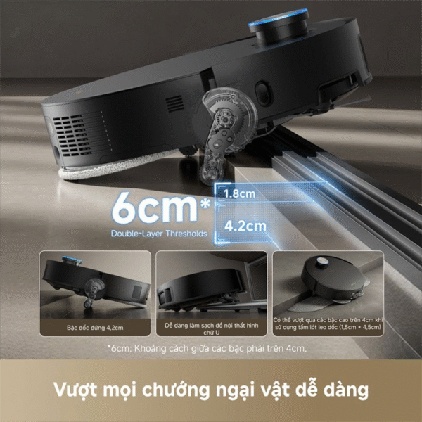Robot hút bụi lau nhà Dreame X50 Master – Bản Quốc Tế – Bảo Hành 24 Tháng