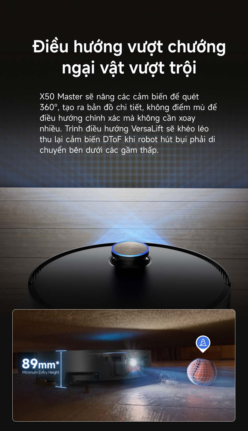 Robot hút bụi lau nhà Dreame X50 Master – Bản Quốc Tế – Bảo Hành 24 Tháng 32 X50 Master 5