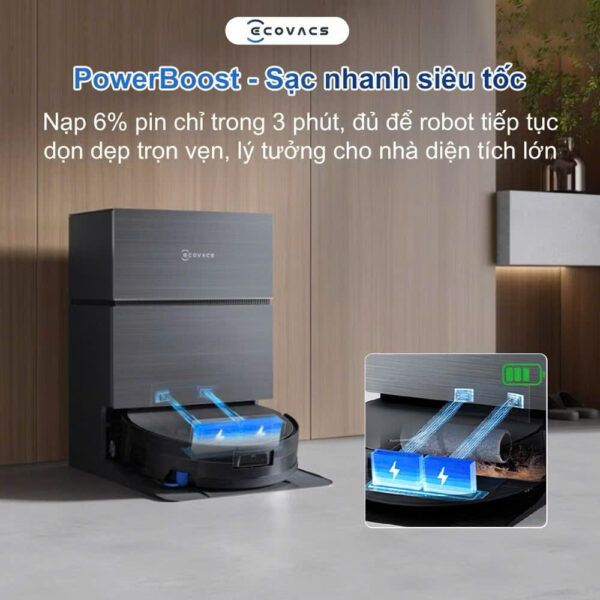 Robot hút bụi Ecovacs Deebot X11 Pro OMNI – Bảo hành chính hãng 24 tháng